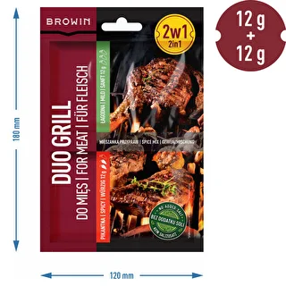 Duo Grill für Fleisch, 2-in-1-Gewürzmischung, 2 x 12 g – photo 4