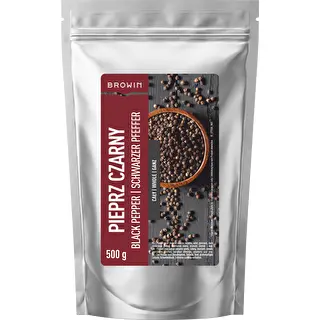 Schwarzer Pfeffer, ganze Körner, 500 g – photo 1