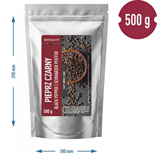 Schwarzer Pfeffer, ganze Körner, 500 g – photo 3