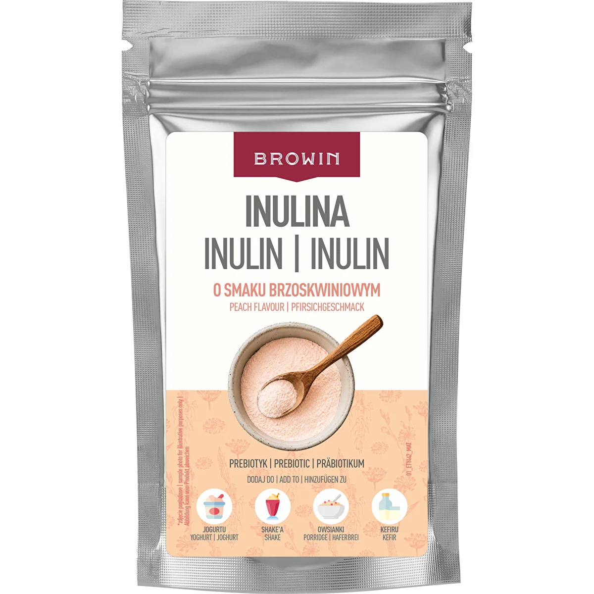 Inulin mit Pfirsichgeschmack, 100 g