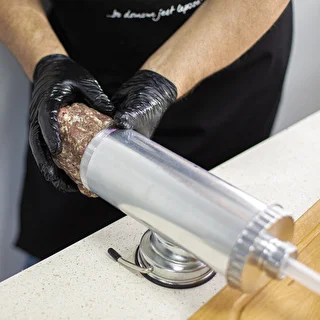 Horizontaler Wurstfüller 1,5 kg mit Silikonkolben – photo 12