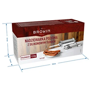 Horizontaler Wurstfüller 1,5 kg mit Silikonkolben – photo 11