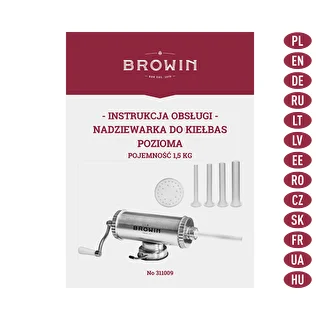 Horizontaler Wurstfüller 1,5 kg mit Silikonkolben – photo 9