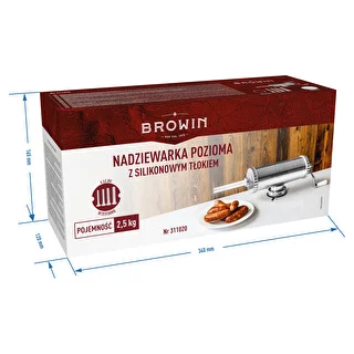 Horizontale Wurstfüllmaschine 2,5 kg mit Silikonkolben – photo 11