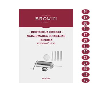 Horizontale Wurstfüllmaschine 2,5 kg mit Silikonkolben – photo 9