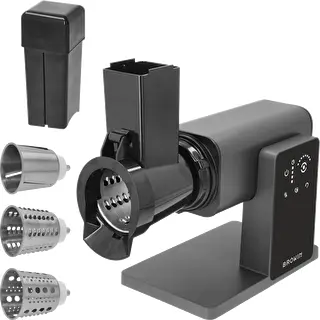 Multifunktionaler Fleischwolf – mit Touch-Bedienfeld, Schneideaufsatz und Passieraufsatz, 2000 W – photo 4
