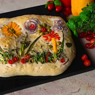 Rechteckiger Granit-Pizzastein 37 x 35 cm – photo 11