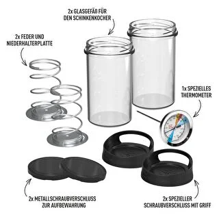 Glas-Schinkenkocher – DUO-Set, für 2 x 450 g – photo 2