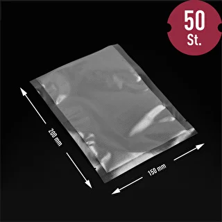 Strukturierte Vakuumbeutel für Vakuumierer 15x20 cm, 50 Stück. – photo 7