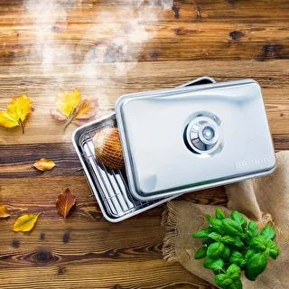 Tragbarer Räucherofen mit Thermometer & Obstholz-Räucherchips – photo 15
