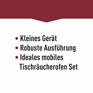 Tragbarer Räucherofen mit Thermometer & Obstholz-Räucherchips – photo 17
