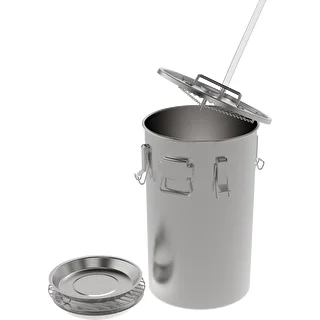 Räuchertopf für Zuhause, 35 L, für den Gasherd – photo 3