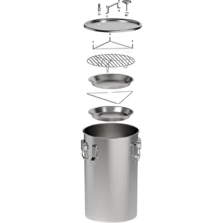 Räuchertopf für Zuhause, 35 L, für den Gasherd – photo 4