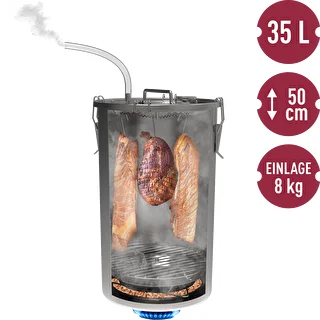 Räuchertopf für Zuhause, 35 L, für den Gasherd – photo 6