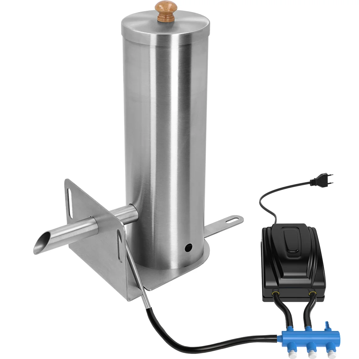 Rauchgenerator dragON JET 4 LIGHT mit Ascheaustrag-Funktion und elektrischer dragON Air-Pumpe