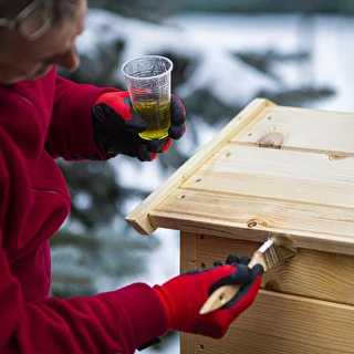 Garten-Räucherschrank aus Holz 200 L – dragON Wood 100E mit elektrischem Heizmodul und Steuerung – photo 14