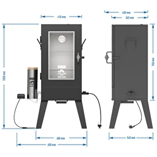 Elektrischer Räucherofen dragON E101 mit Rauchgenerator, 70 L – photo 12
