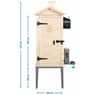 Räucherschrank mit WLAN, 200 L – dragON WOOD 100IQ mit elektrischem Heizmodul und Steuerung – photo 14
