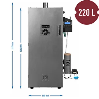 dragON Räucherofen aus Stahl, 220 L, IQ – mit Wi‑Fi‑Steuerung – photo 9