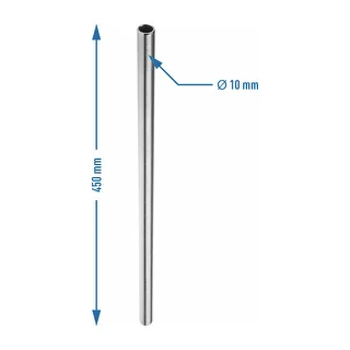 Aufhängestangen für Holzräucherschränke, Länge 45 cm, Ø 1 cm, 4 Stück – photo 2