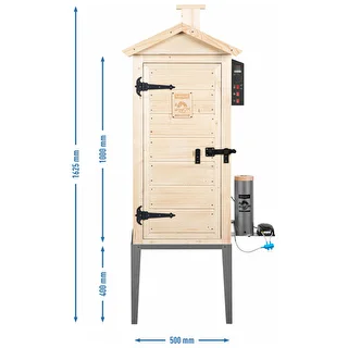 Garten-Räucherschrank aus Holz 200 L – dragON Wood 100E mit elektrischem Heizmodul und Steuerung – photo 13