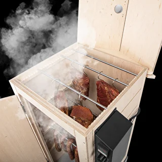Elektrischer Räucherofen dragON PLYWOOD NATURE 100E mit Heizmodul und Steuerung – photo 7
