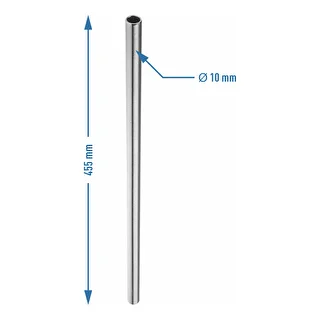Stangen für Metall-Räucherschränke, Länge 45,5 cm, Ø 1 cm, 4 Stück – photo 2