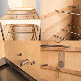 Räucherschrank dragON PLYWOOD NATURE – rahmenlos, modular, mit Wi-Fi-Steuerung, 320 L – photo 5