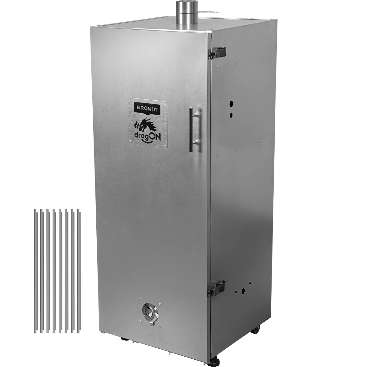 Metall-Räucherkammer 220 L, mit Rollen