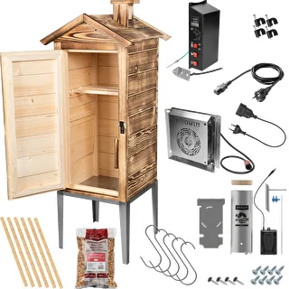 Garten-Räucherofen 200 L dragON Wood 100E - holzbefeuert, mit elektrischem Heizmodul und Steuerung – photo 2