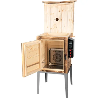 Räucherschrank 115 L dragON Wood 60E – holzbefeuert, mit elektrischem Heizmodul und Steuergerät – photo 3