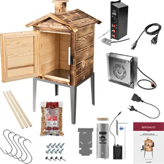 Räucherschrank 115 L dragON Wood 60E – holzbefeuert, mit elektrischem Heizmodul und Steuergerät – photo 2
