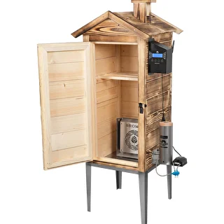 Räucherschrank mit Wi‑Fi, 200 L – dragON WOOD 100IQ mit elektrischem Heizmodul und Steuerung, holzbefeuert – photo 2