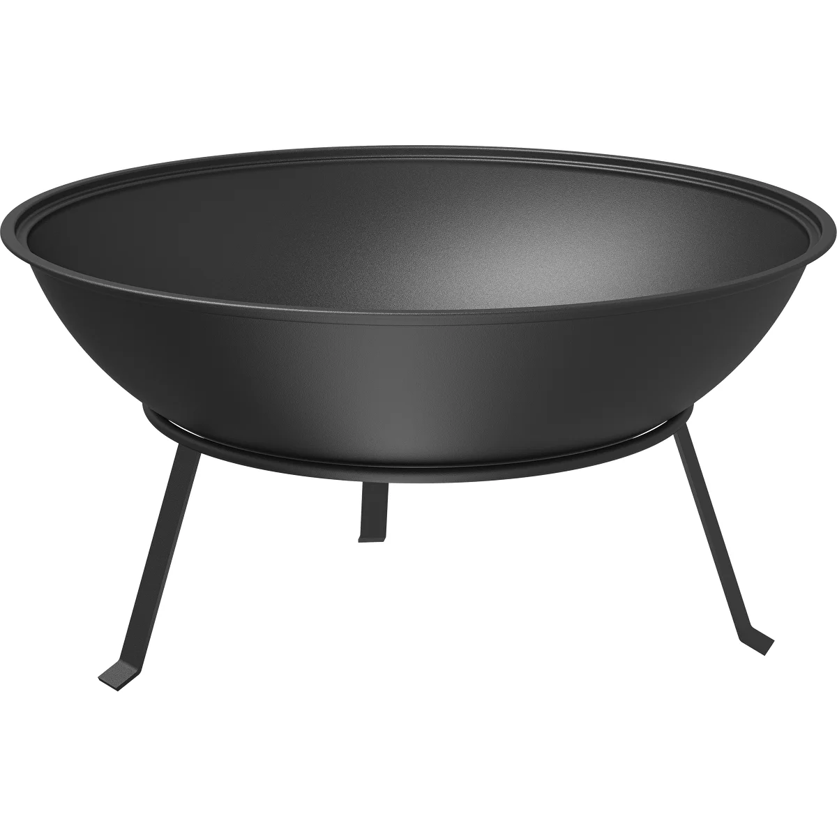 Garten-Feuerschale mit Grillrost, Ø55 cm, rund, Schalenform