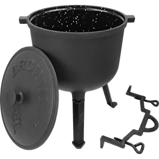 Emaillierter Gusseisenkessel, 10 l – photo 3