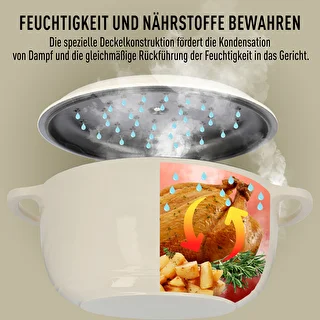 Emaillierter Gusseisentopf – Ecru, 5,8 l – photo 6