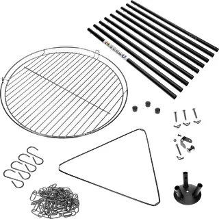 Lagerfeuer-Dreibein mit Grillrost, 150 cm – photo 2