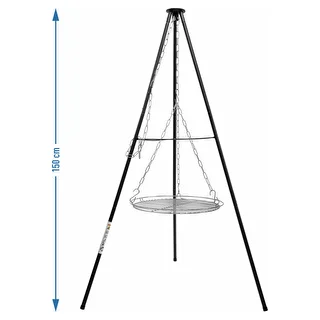 Lagerfeuer-Dreibein mit Grillrost, 150 cm – photo 5