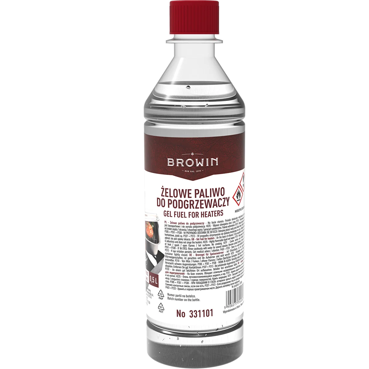 Brenngel für Räucherofen-Brenner 0,5 l
