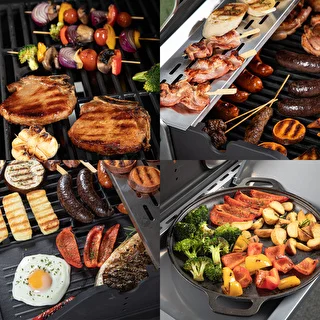 Gasgrill dragON BBQ101, 11,7 kW, schwarz-silber – photo 11