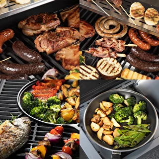 Gasgrill dragON BBQ201, 18,8 kW, silber – photo 11