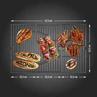Gasgrill dragON BBQ201, 18,8 kW, silber – photo 9