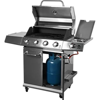 Gasgrill dragON BBQ201, 18,8 kW, silber – photo 2