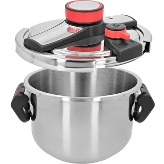 Schnellkochtopf aus Edelstahl, 6 l – photo 2