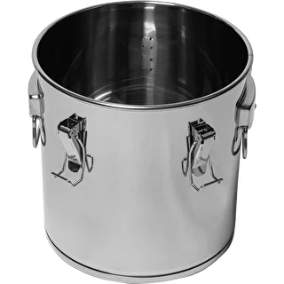 Fermentations- und Destillationsbehälter – Edelstahl 18 l, 5 Spannverschlüsse – photo 7