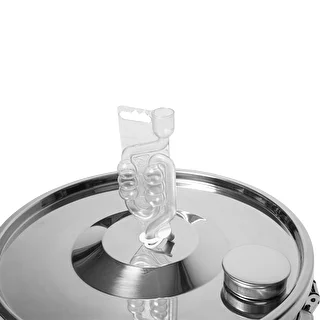 Fermentations- und Destillationsbehälter – Edelstahl 18 l, 5 Spannverschlüsse – photo 9