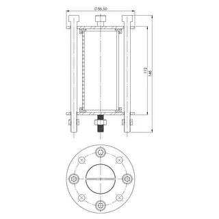 Destillationsmodul – Sichtglas – Ø 48,3 mm, Länge 100 mm – photo 7