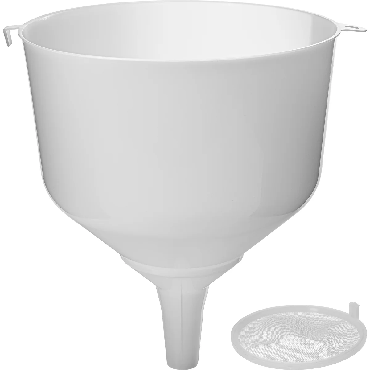 Set – Kunststofftrichter Ø 25 cm mit Siebeinsatz