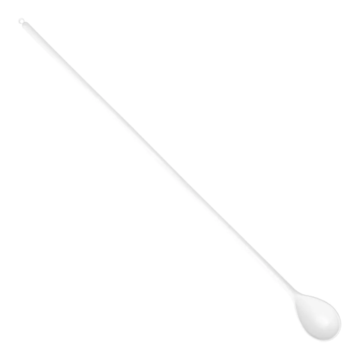 Weißer Kunststoff-Braulöffel 70 cm