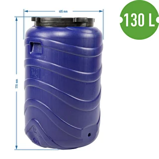 Gärfass für Sauerkraut und Gurken 130 l, blau – photo 9